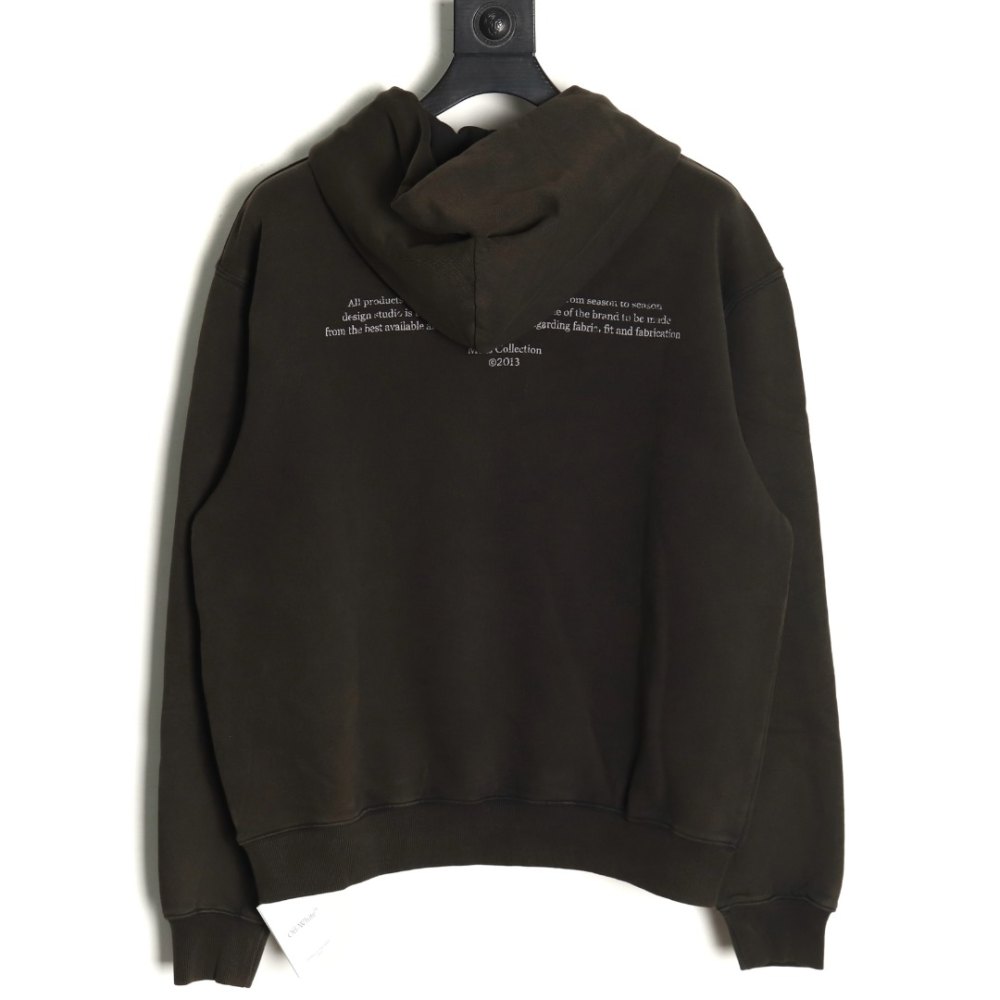 DDKicks Off-white OW Washed Religious Hoodie