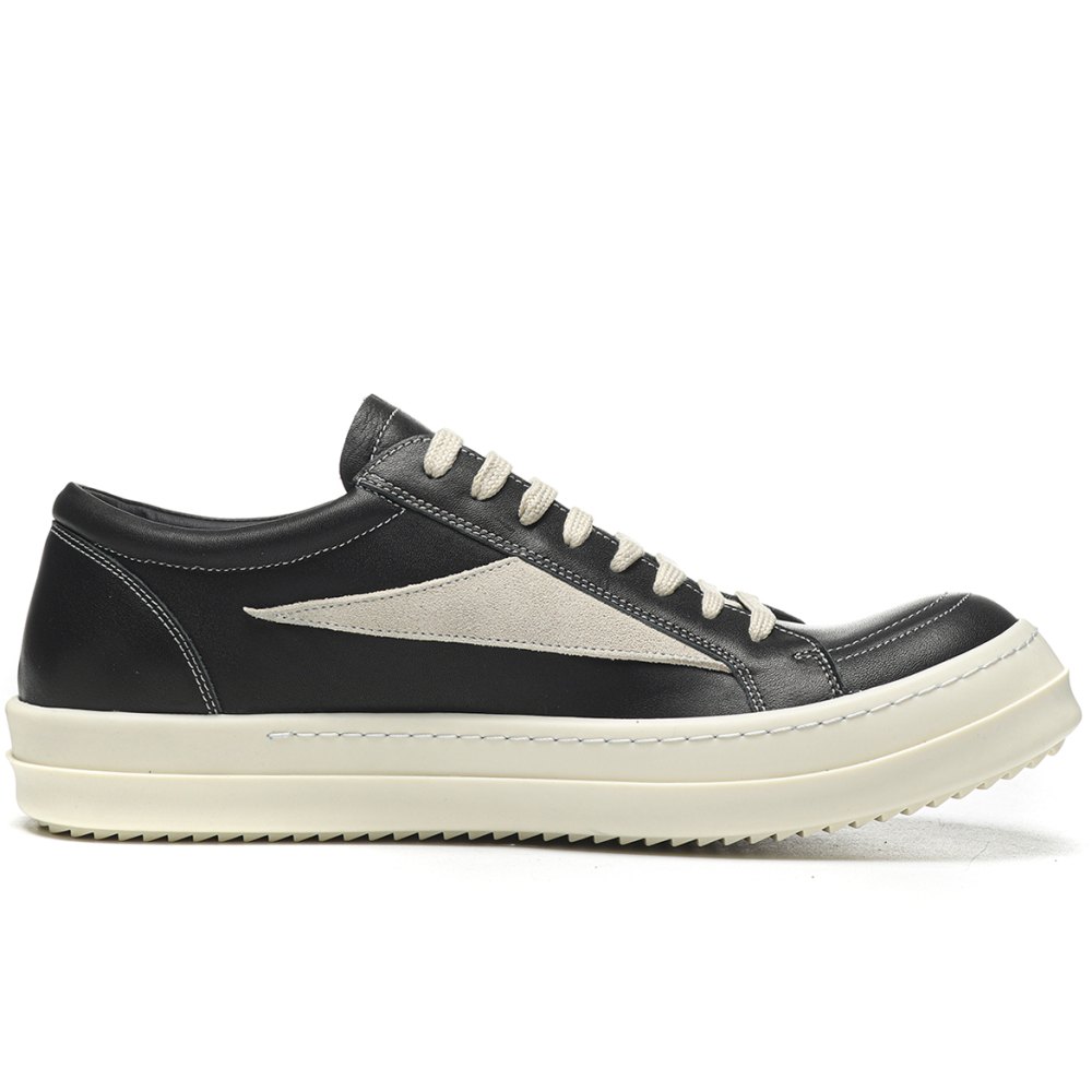DD Rick 0wens Lidor Vintage Sneaks Black Milk-RU01D3897 LVSLPO