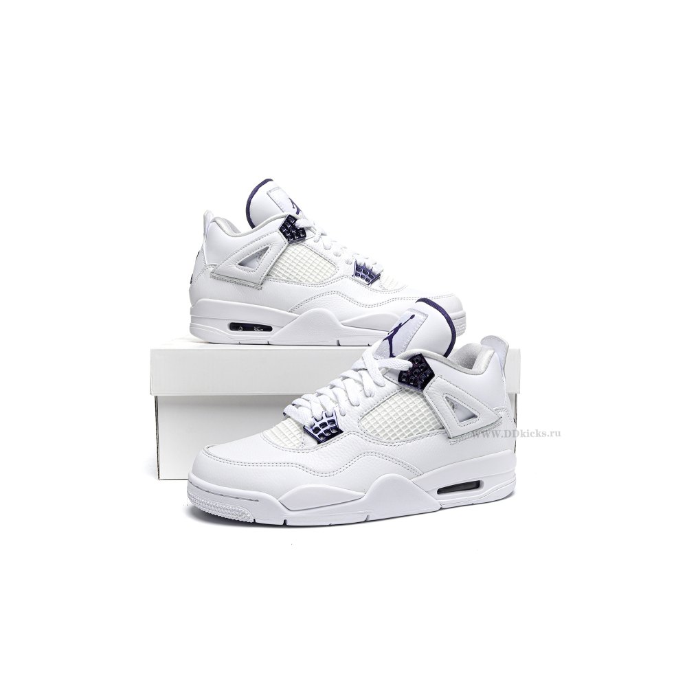 Size 14 Jordan 4 Retro Metallic Purple